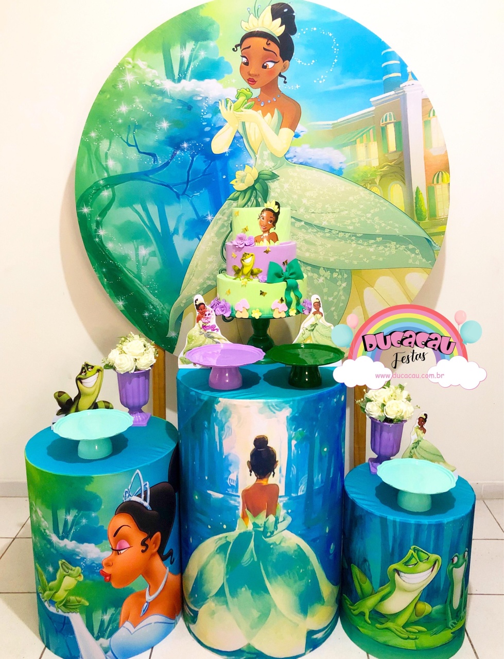 Kit Pegue E Monte Princesa E O Sapo - Ducacau Festas