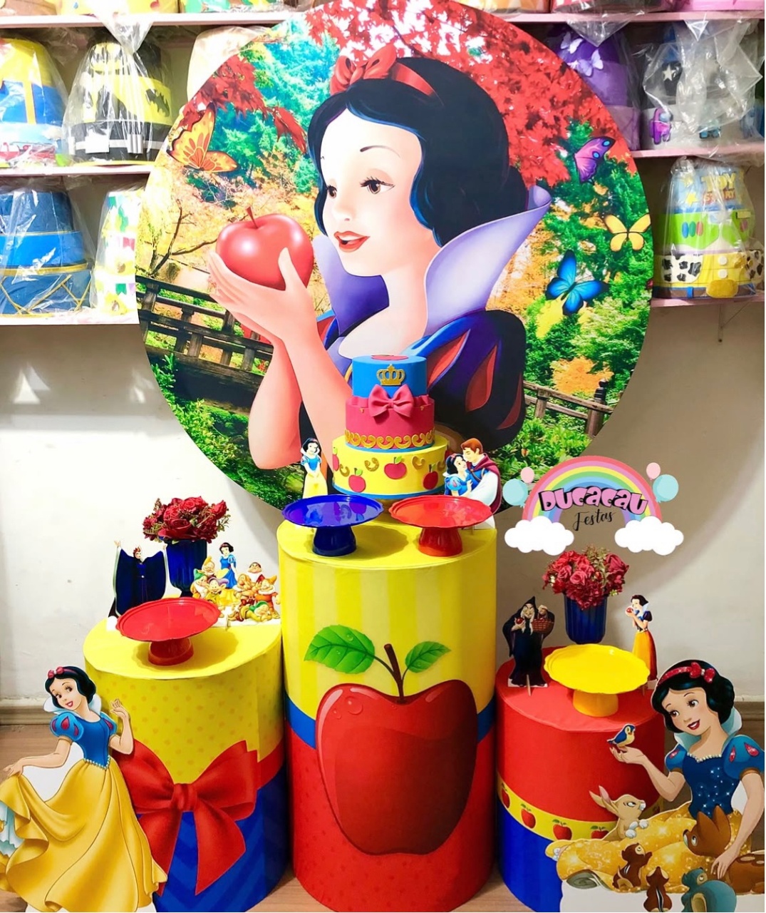 Kit Pegue E Monte Branca de Neve - Ducacau Festas