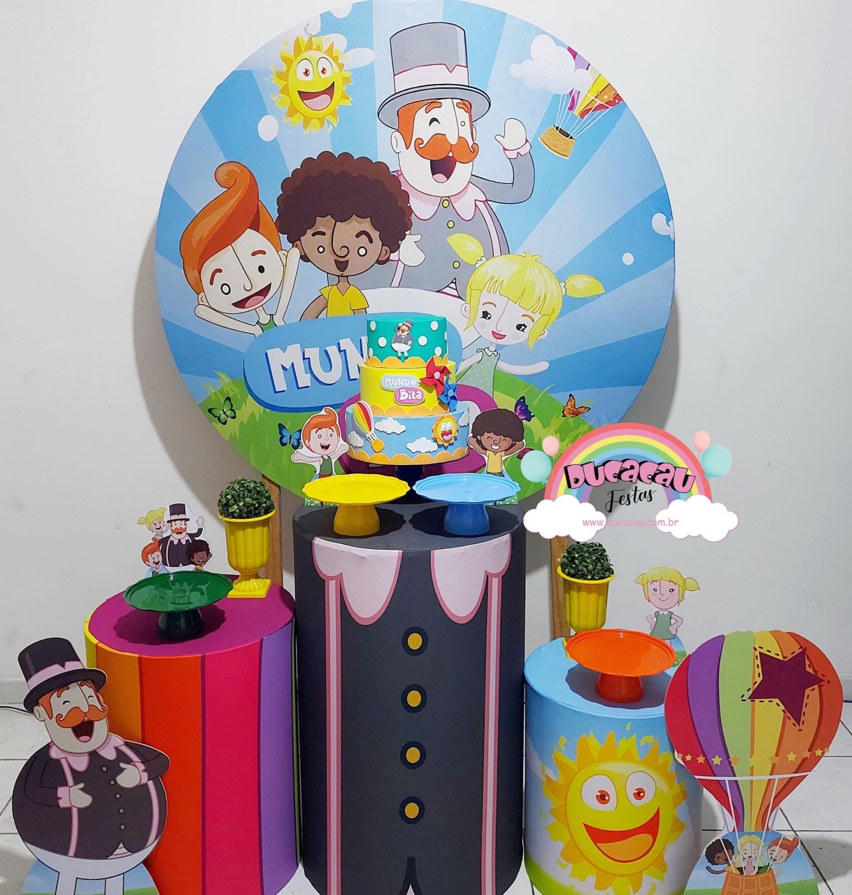 Kit Pegue E Monte Mundo Bita - Ducacau Festas