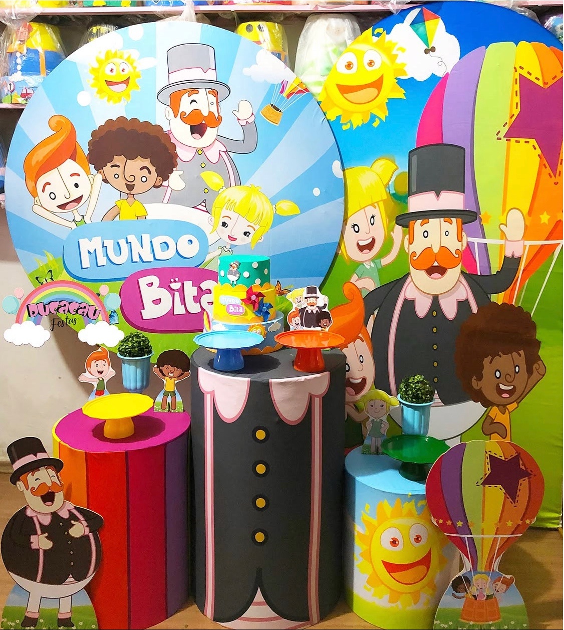 Kit Pegue E Monte Mundo Bita - Versão Maior - Ducacau Festas