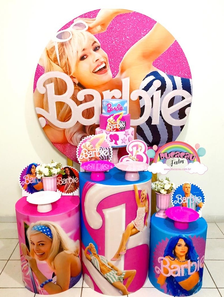 Kit Pegue E Monte Barbie Filme - Ducacau Festas