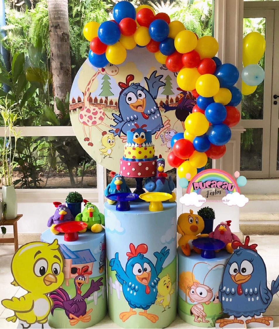 Kit Pegue E Monte Galinha Pintadinha - Ducacau Festas