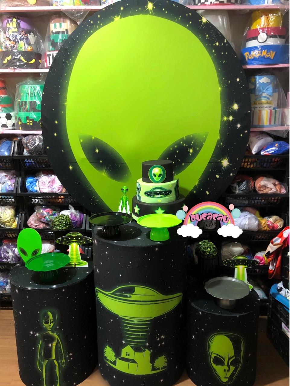 Kit Pegue E Monte Alienígena - Ducacau Festas