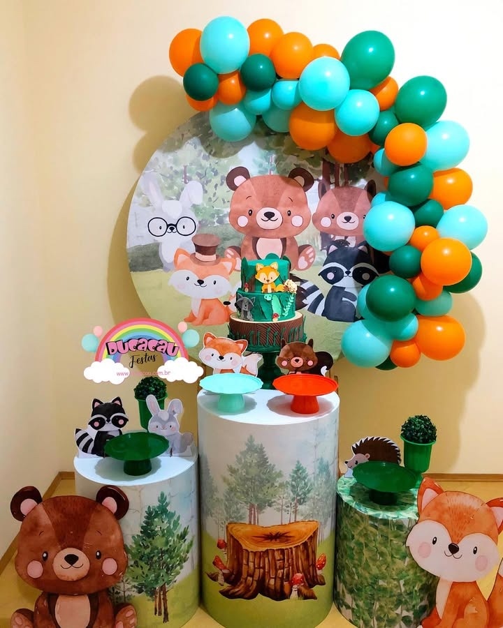 Kit Pegue E Monte Bosque Encantado - Ducacau Festas