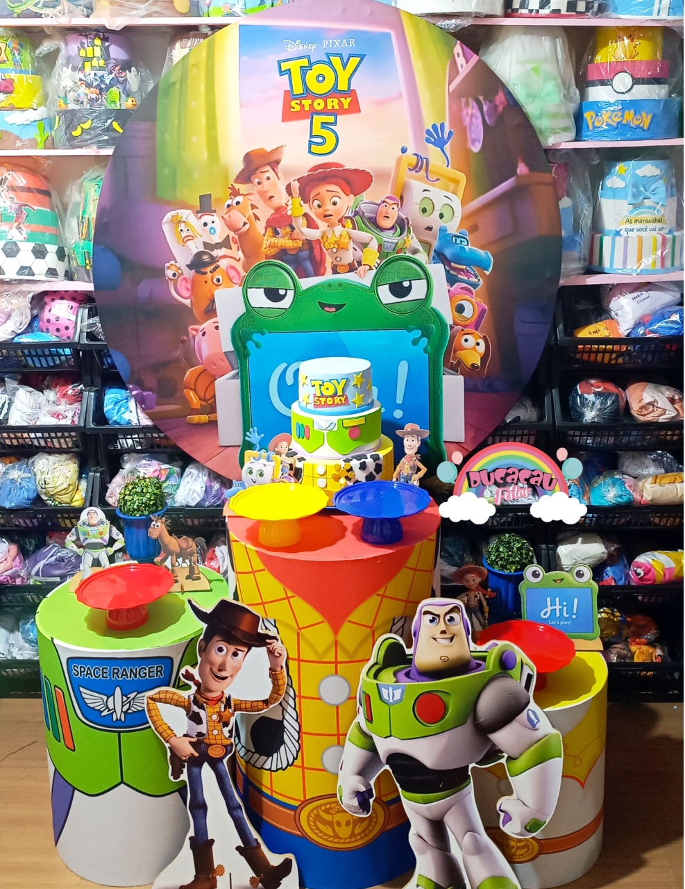 Kit Pegue E Monte Toy Story 5 - Ducacau Festas