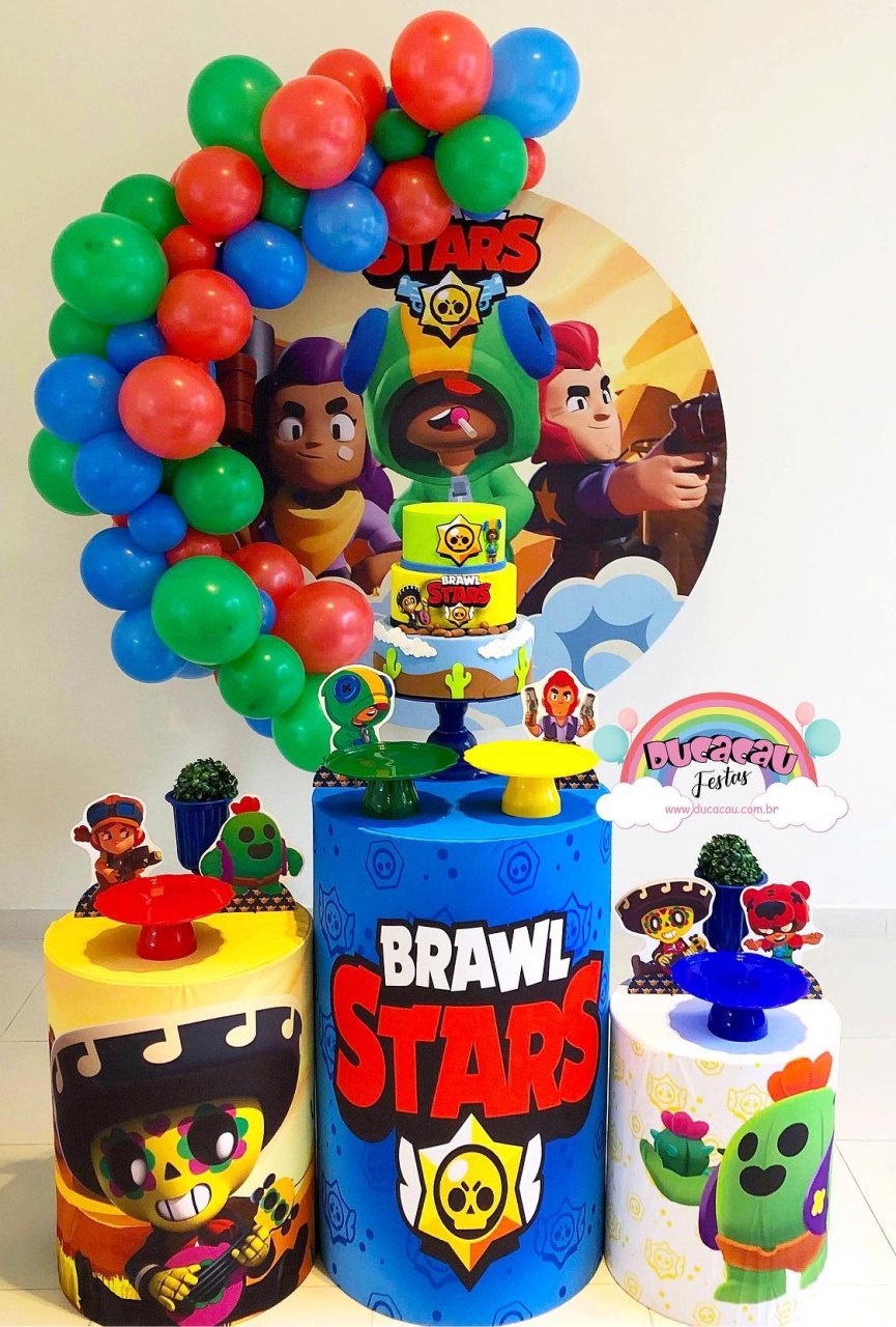 Kit Pegue E Monte Brawl Stars - Ducacau Festas