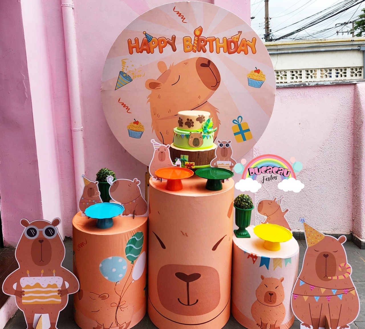 Kit Pegue E Monte Capivara - Ducacau Festas