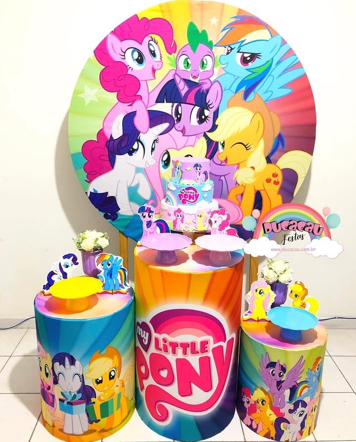 Kit Pegue E Monte My Little Pony - Ducacau Festas