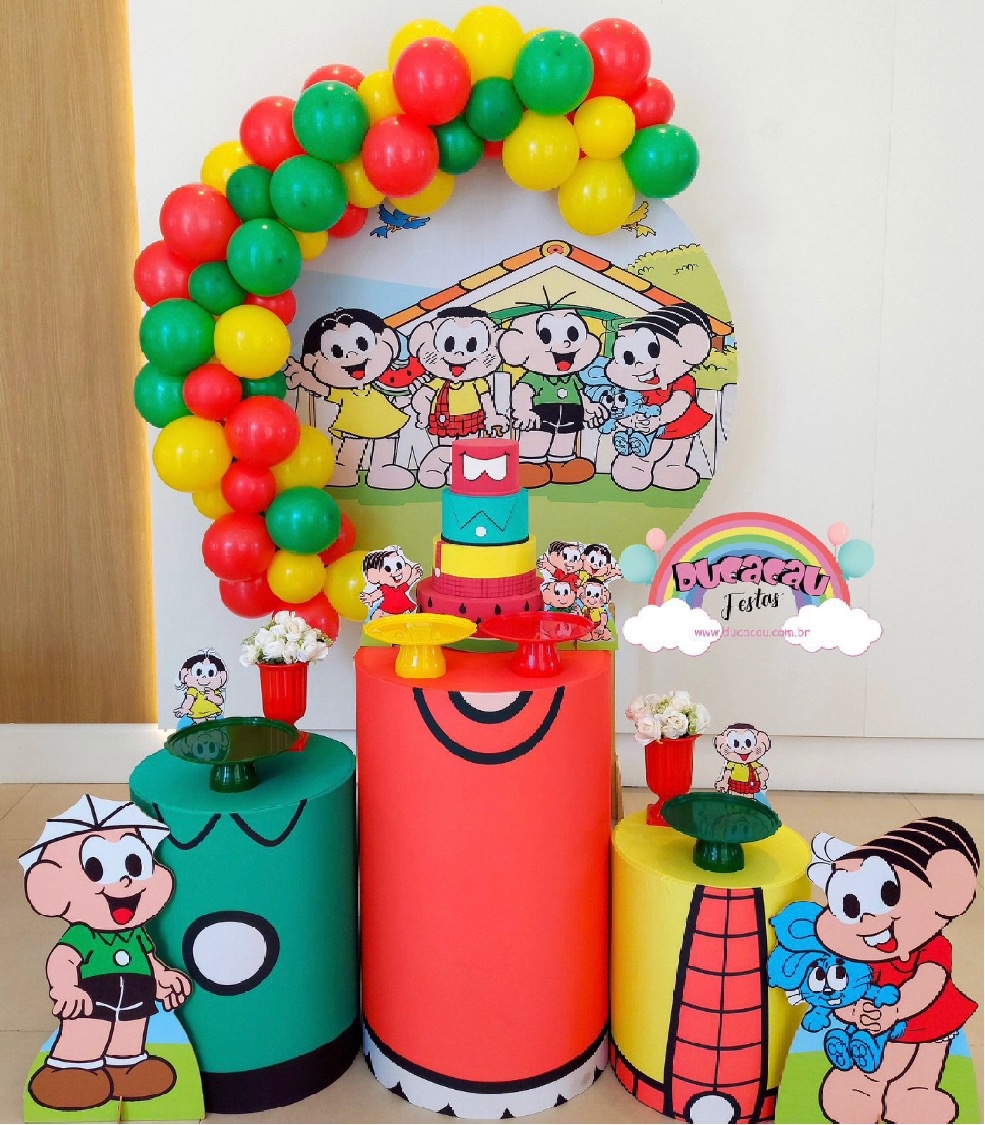 Kit Pegue E Monte Turma da Monica - Ducacau Festas