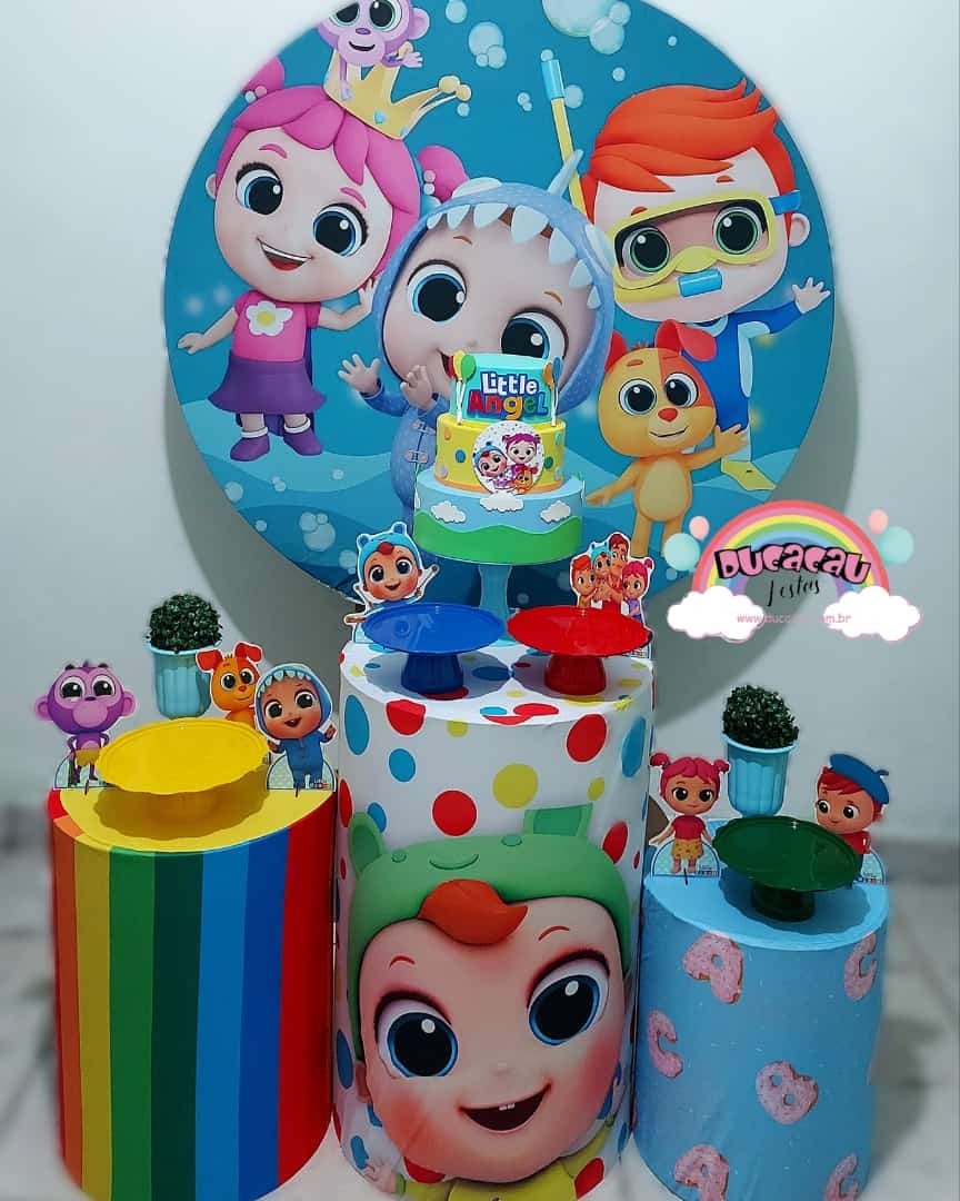 Kit Pegue E Monte Little Angel - Ducacau Festas