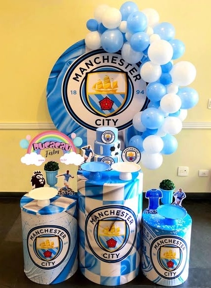 Kit Pegue E Monte Manchester City - Ducacau Festas