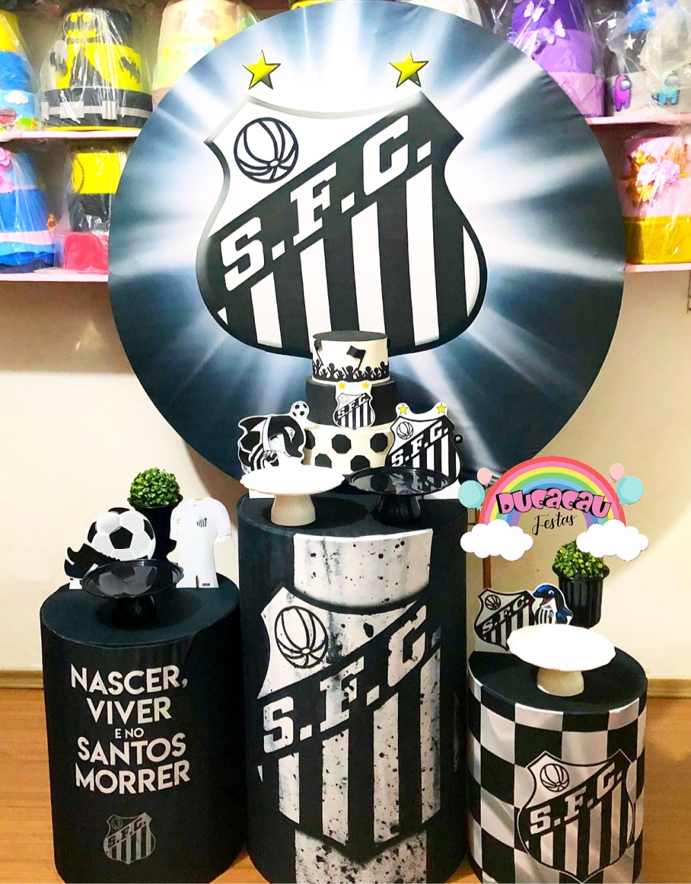 Kit Pegue E Monte Santos F.c. - Ducacau Festas