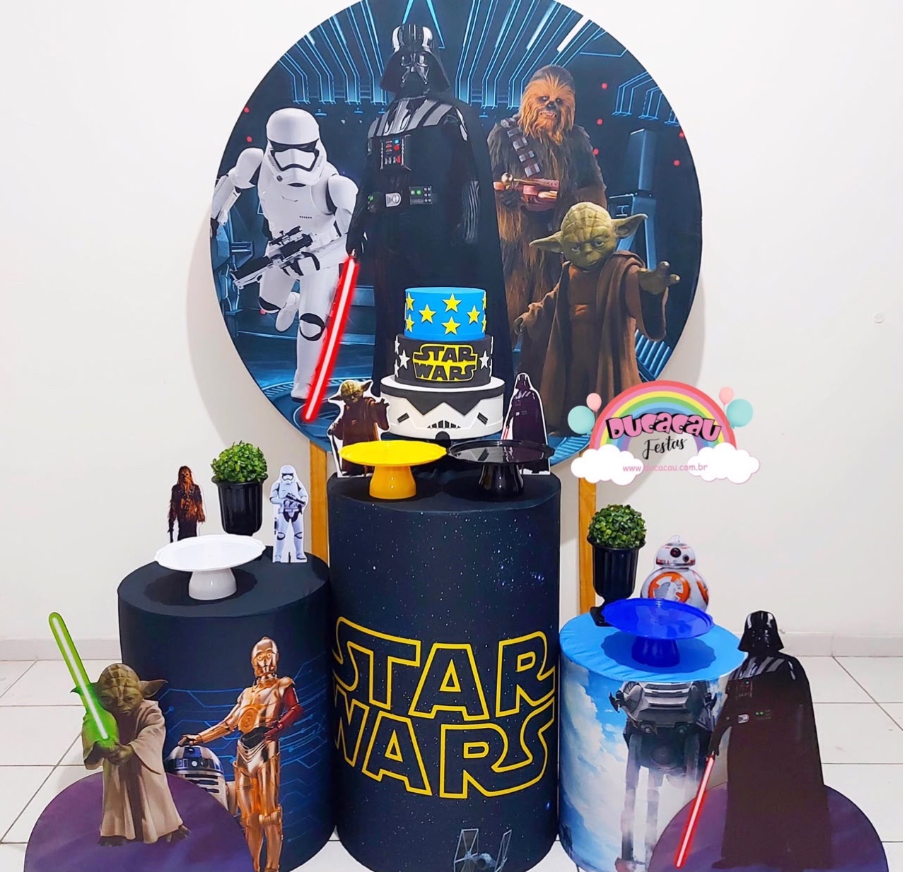 Kit Pegue E Monte Star Wars - Ducacau Festas