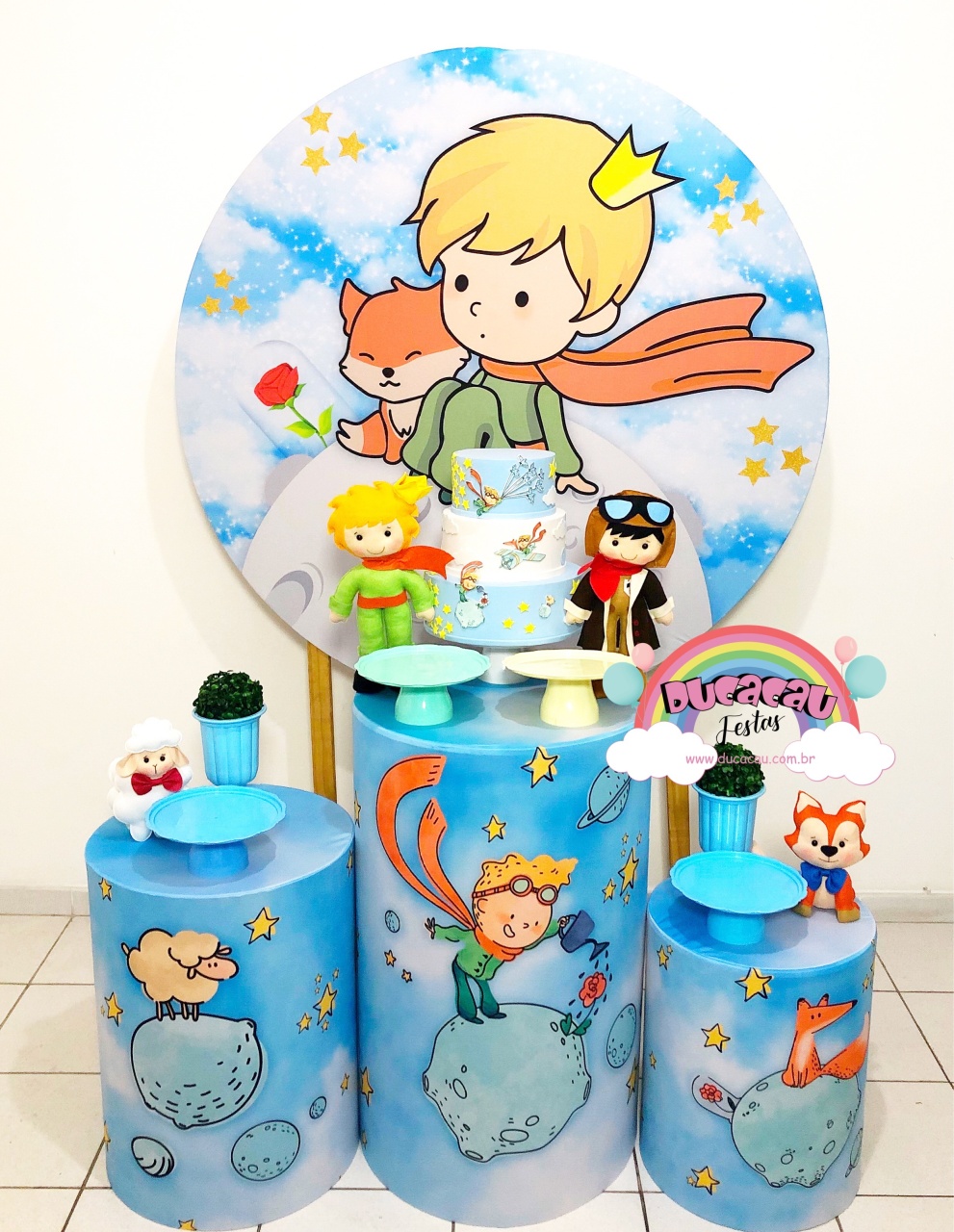 Kit Pegue E Monte Pequeno Príncipe - Ducacau Festas