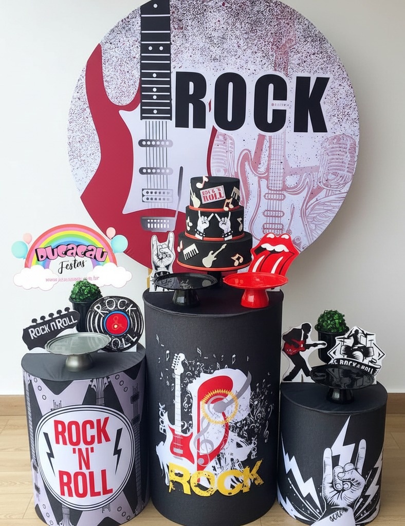 Kit Pegue E Monte Rock - Ducacau Festas