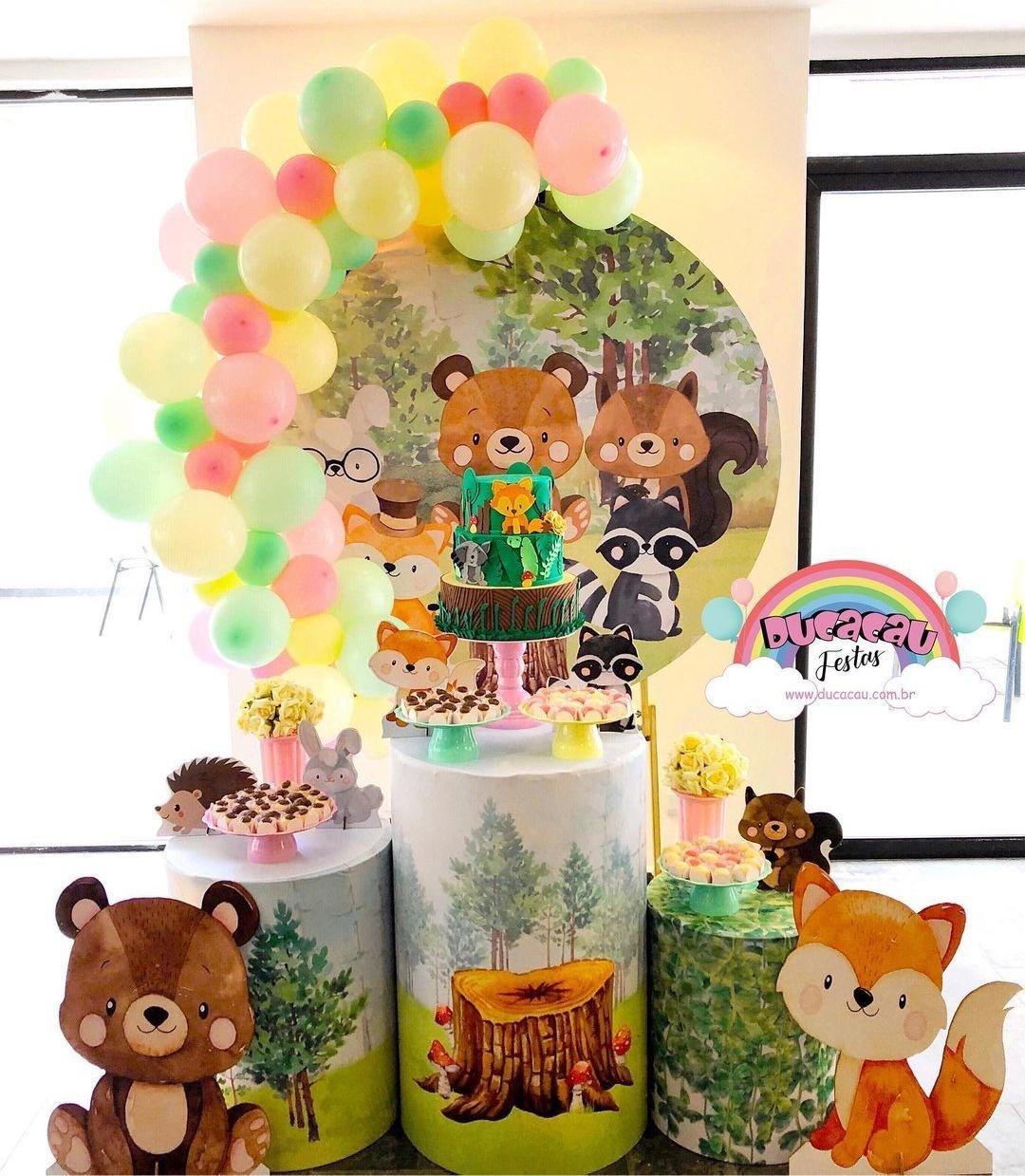 Kit Pegue E Monte Bosque Encantado Menina - Ducacau Festas