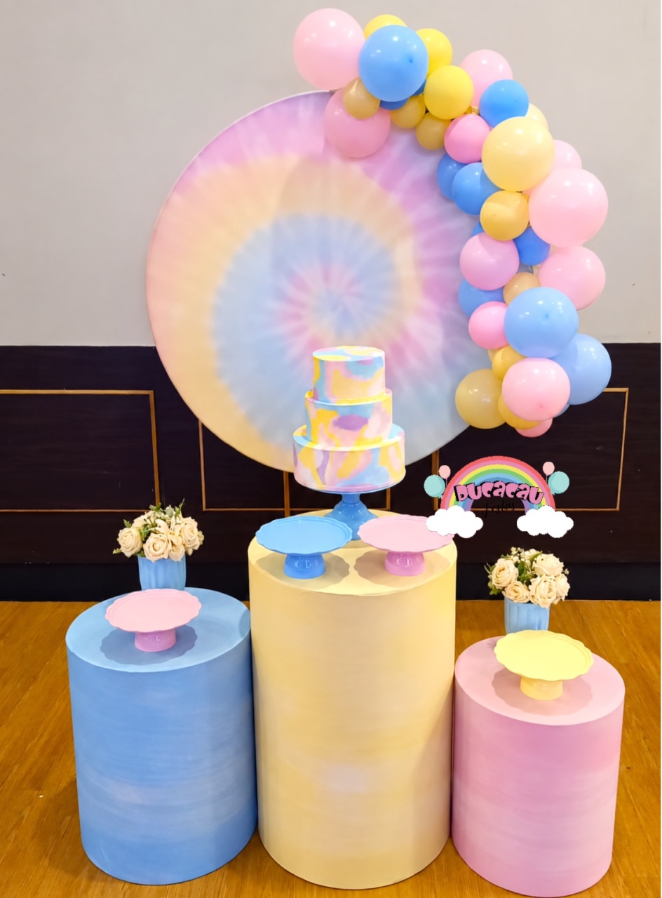 Kit Pegue E Monte Decoração Neutra - Feminina - Ducacau Festas