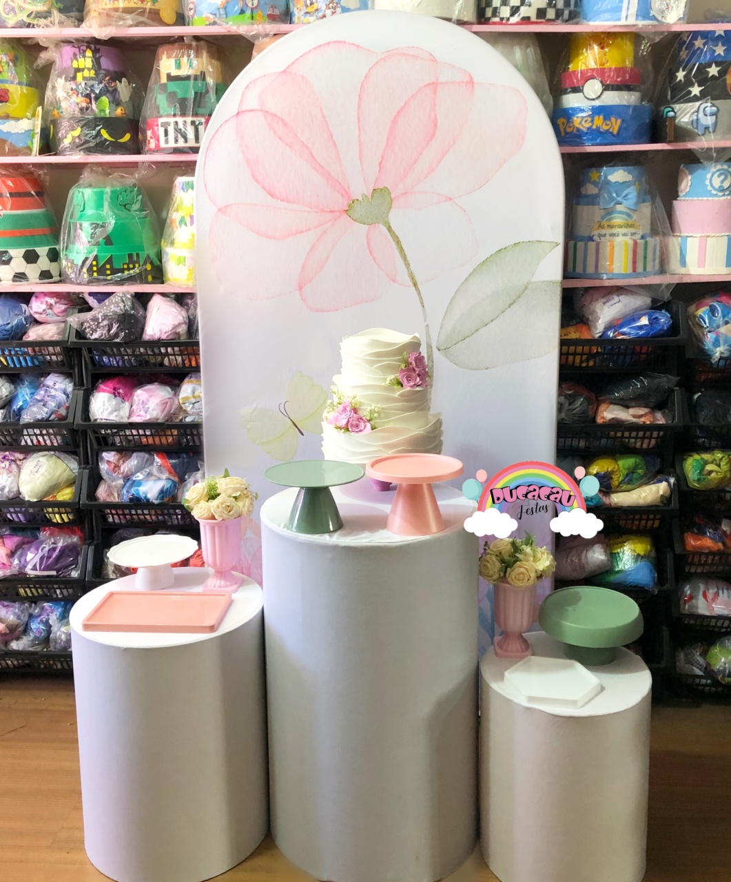 Kit Pegue E Monte Flor - Ducacau Festas