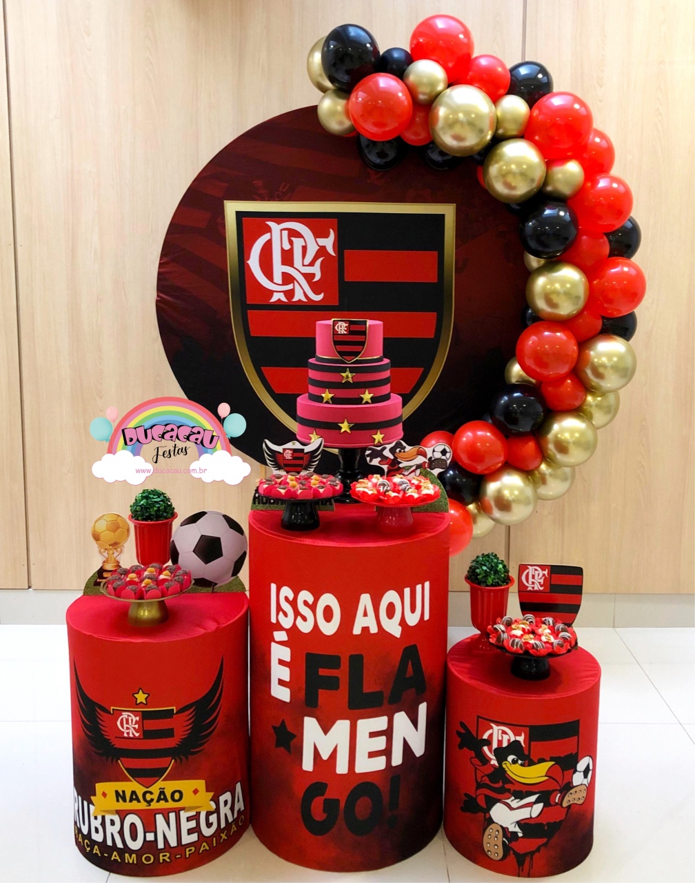 Kit Pegue E Monte Flamengo - Ducacau Festas