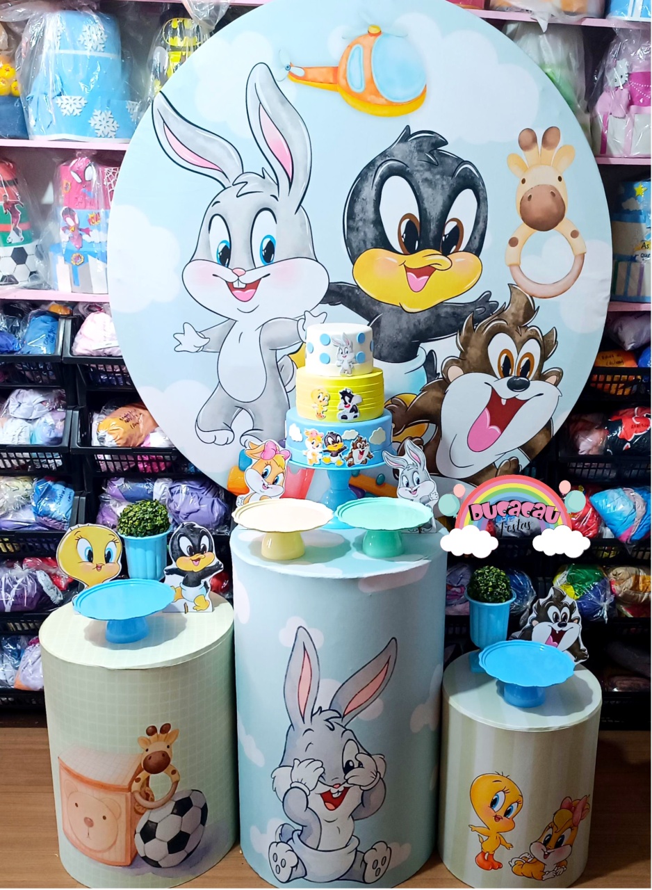 Kit Pegue E Monte Baby Looney Tunes - Menino - Ducacau Festas