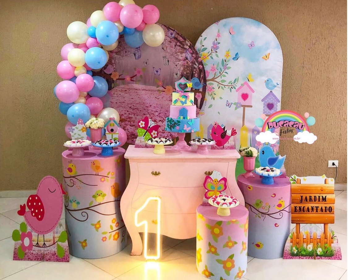 Kit Pegue E Monte Jardim Encantado - Versão Maior - Ducacau Festas