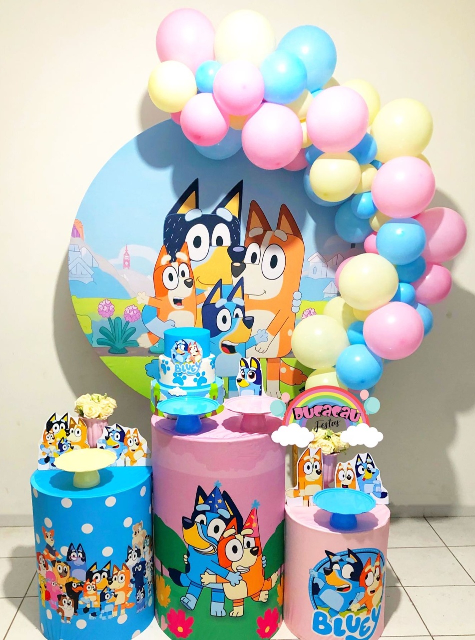 Kit Pegue E Monte Bluey 2 - Ducacau Festas