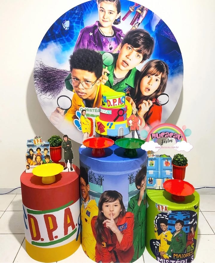 Kit Pegue E Monte Detetives Do Prédio Azul - Ducacau Festas