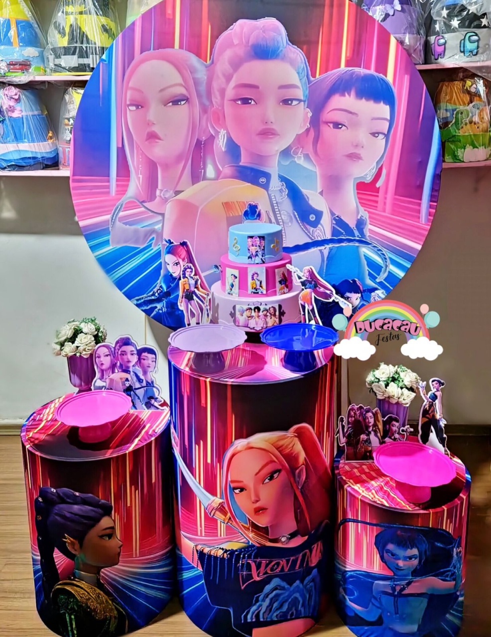 Kit Pegue E Monte Guerreiras Do Kpop - Ducacau Festas