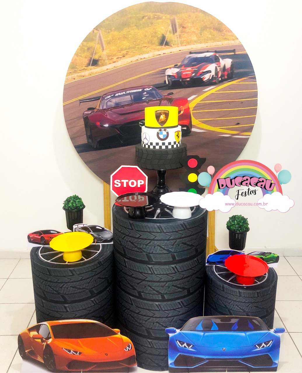 Kit Pegue E Monte Carros Importados - Ducacau Festas