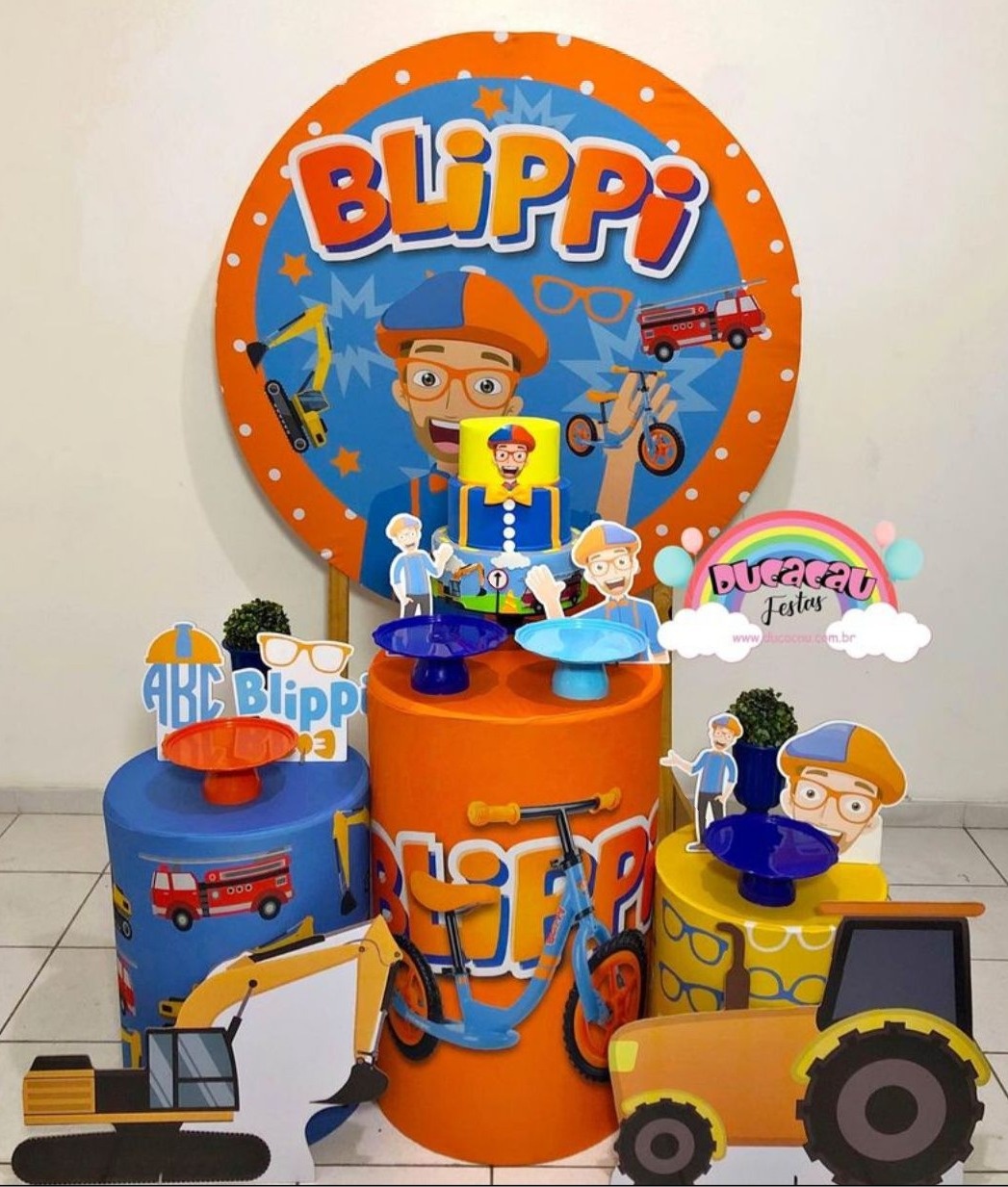 Kit Pegue E Monte Blippi - Ducacau Festas