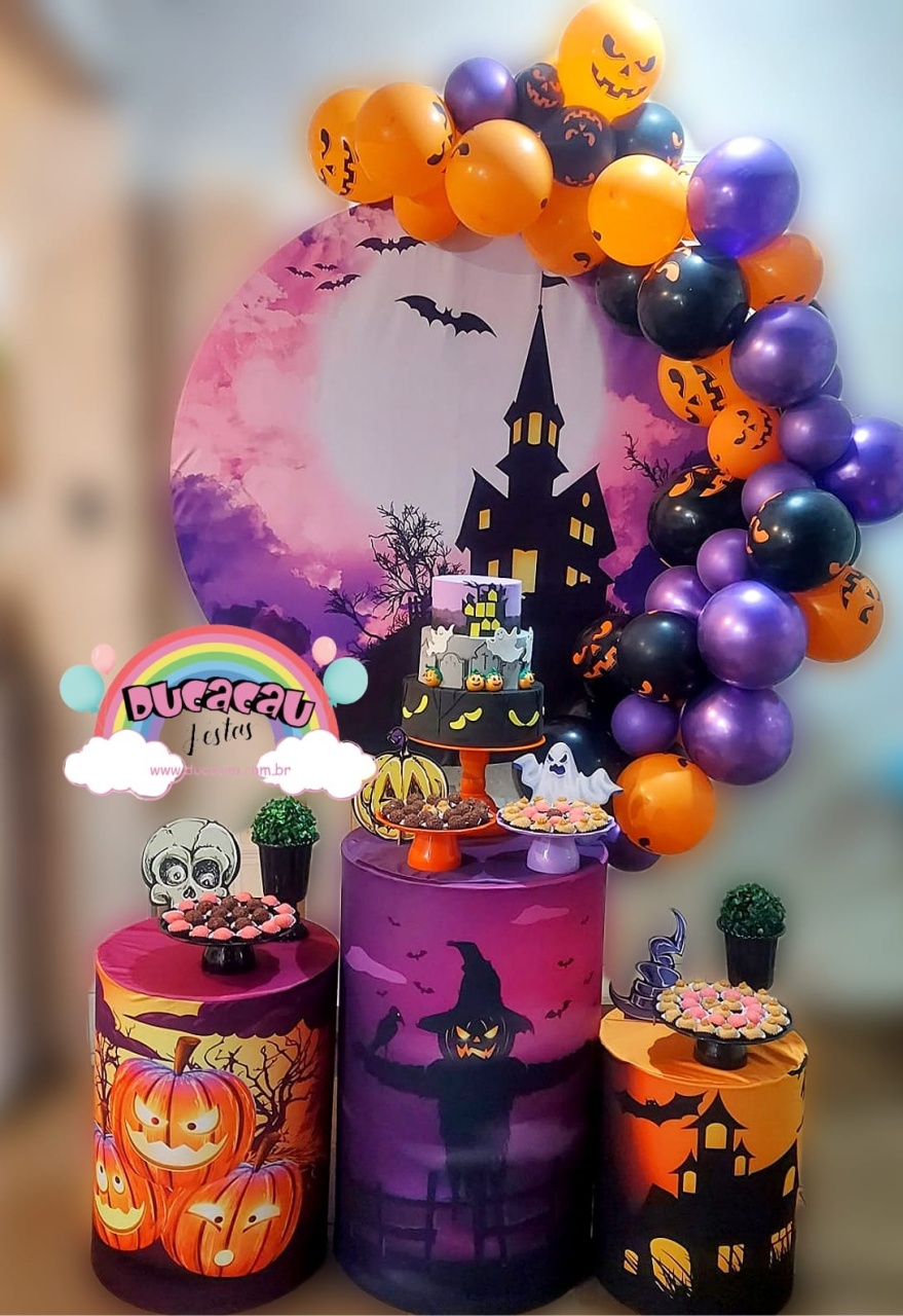 Kit Pegue E Monte Halloween 1 - Ducacau Festas