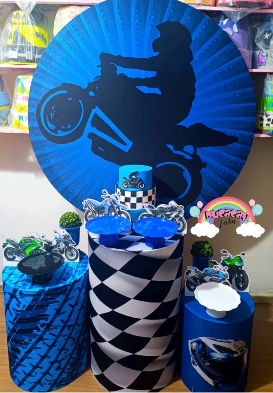 Kit Pegue E Monte Moto - Ducacau Festas