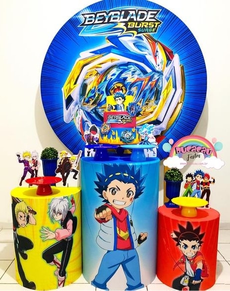 Kit Pegue E Monte Beyblade - Ducacau Festas