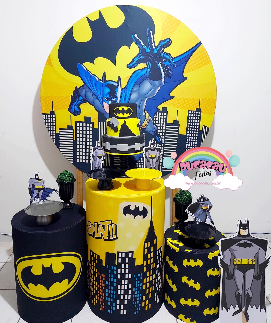 Kit Pegue E Monte Batman - Ducacau Festas