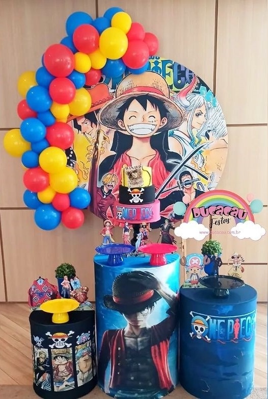Kit Pegue E Monte One Piece - Ducacau Festas