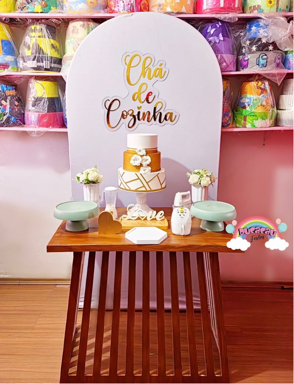 Kit Pegue E Monte Chá de Cozinha - Mesa - Ducacau Festas