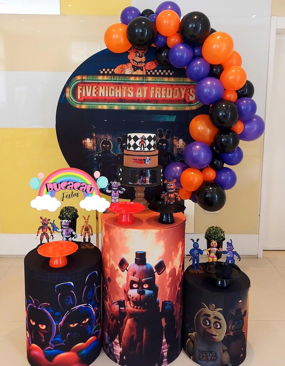 Kit Pegue E Monte Five Nights At Freddy's - Ducacau Festas