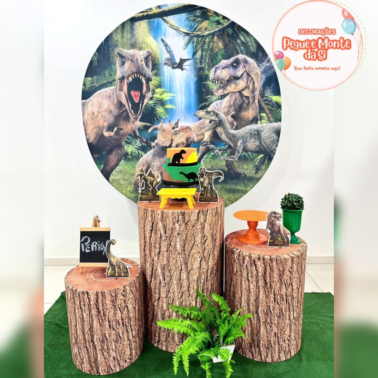 Dinossauro Bronze  - Pegue e Monte Da Si 