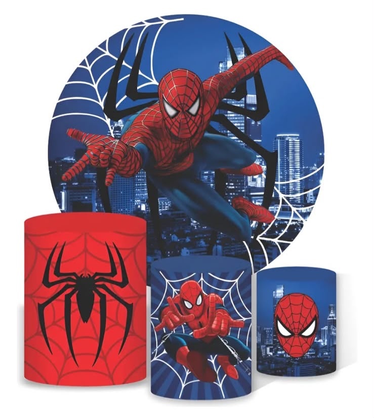 Capa Painel Red + Cilindros Homem Aranha 2 - Pegue e Monte Da Si 