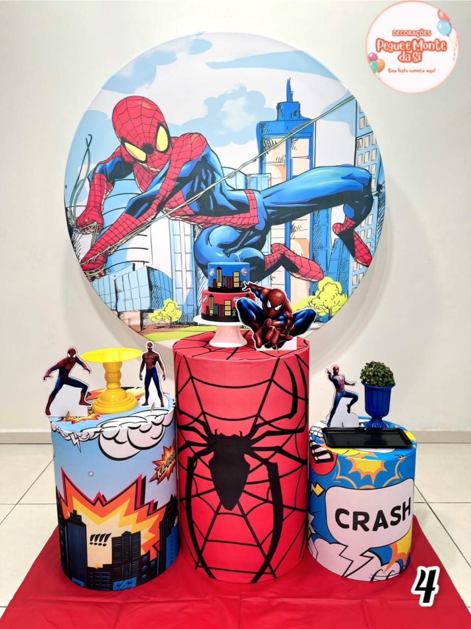 Homem Aranha 4 (Bronze) - Pegue e Monte Da Si 