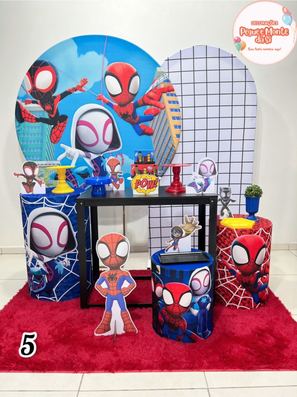 Homem Aranha 5 (Ouro) - Pegue e Monte Da Si 