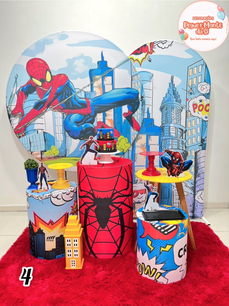 Homem Aranha 4 (Ouro) - Pegue e Monte Da Si 