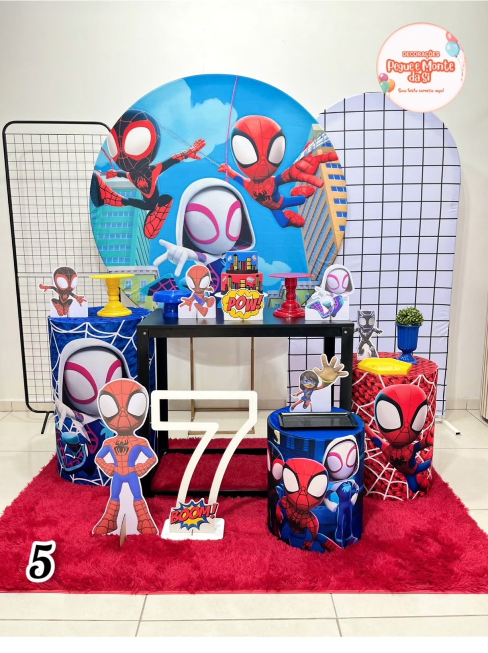 Homem Aranha 5 (Diamante) - Pegue e Monte Da Si 
