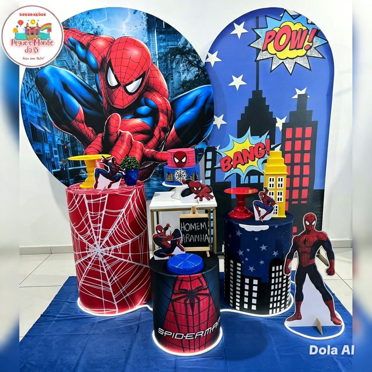 Homem Aranha 3 (Ouro) - Pegue e Monte Da Si 