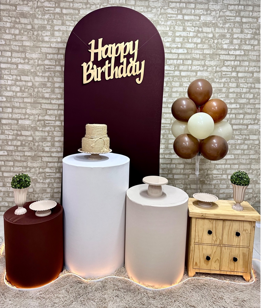 Decoração Marrom Mesclado - Helpfestas