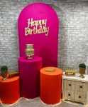 Decoração Laranja E Rosa Pink  - imagem 1