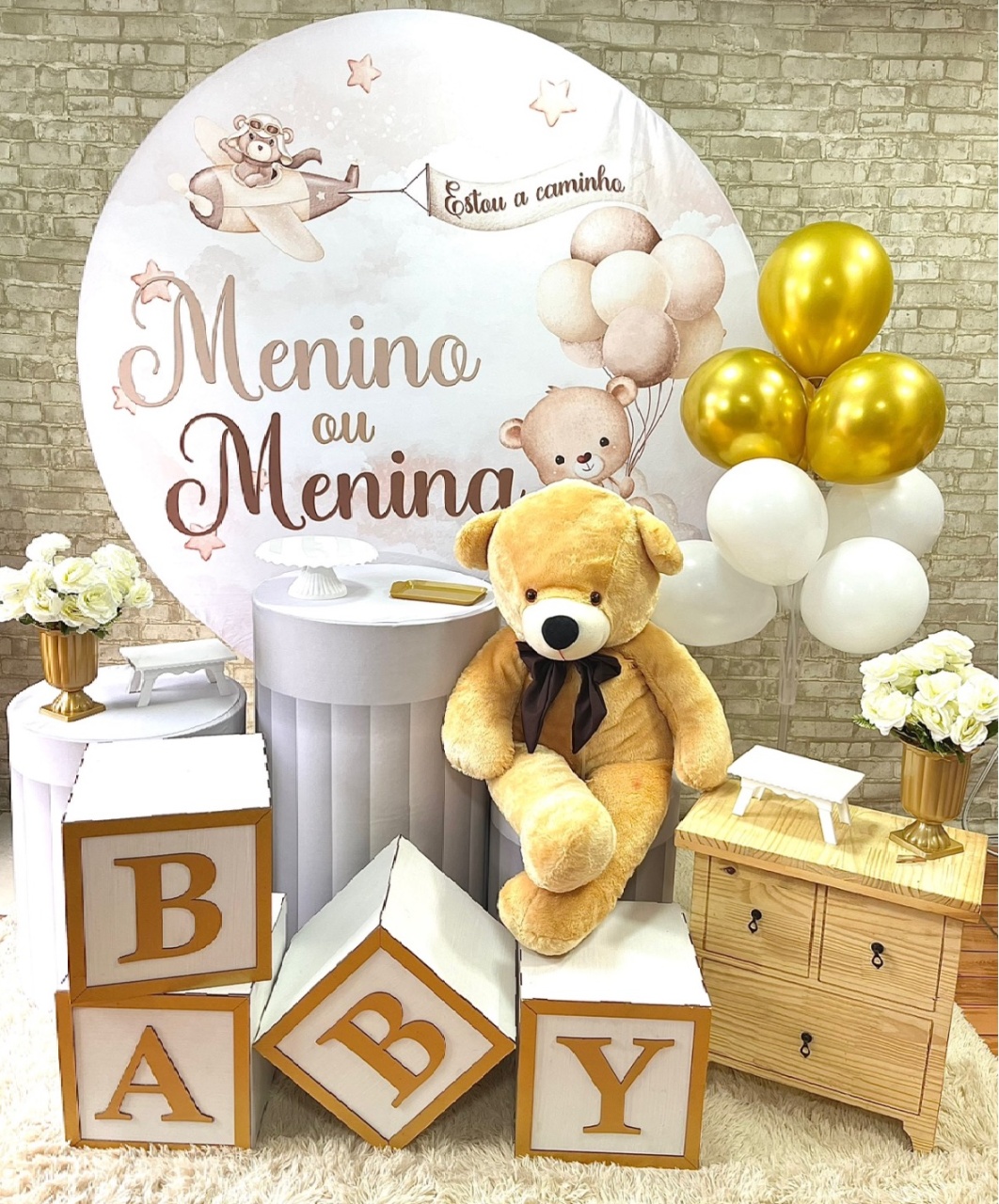 Chá Reveleçao Menino Ou Menina  - Helpfestas