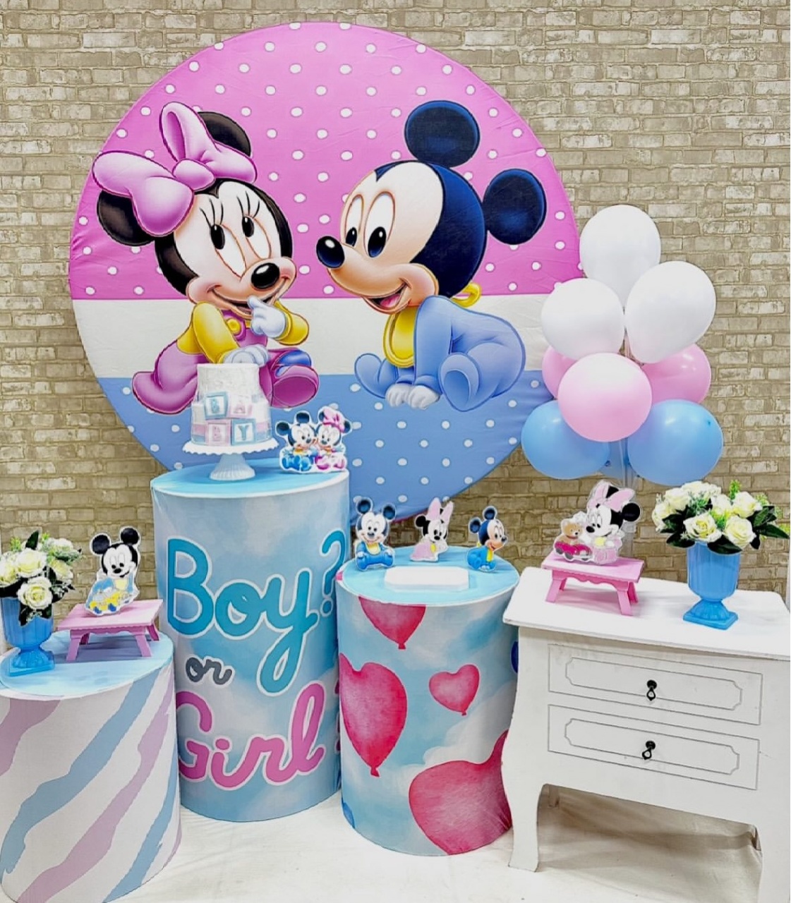 Revelação Minnie E Mickey  - Helpfestas