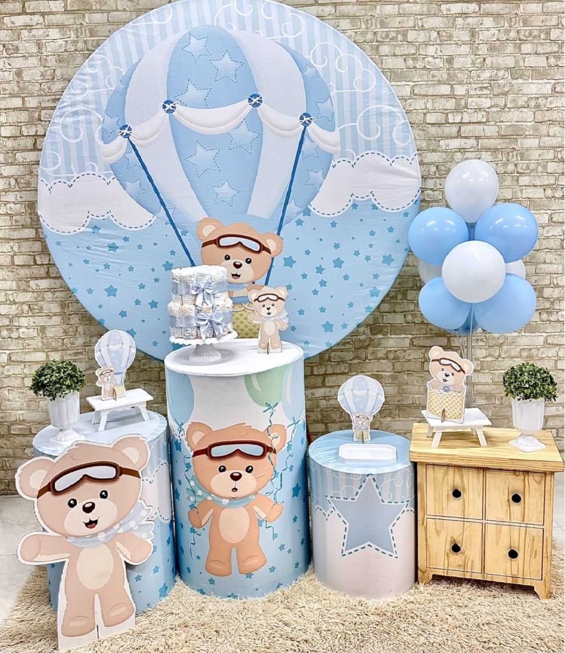 Chá Bebe Urso Baloeiro - Helpfestas