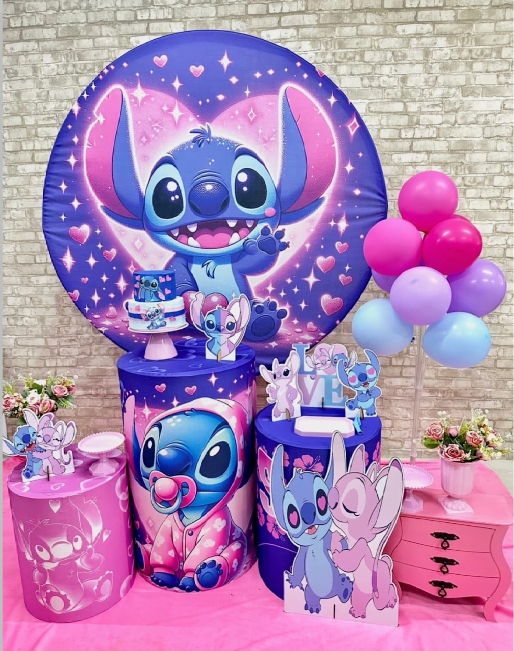 Stitch Rosa  - Helpfestas